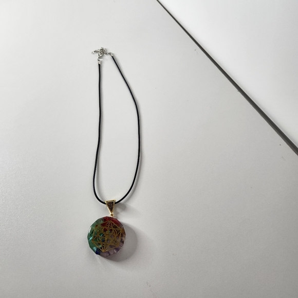 Chakra Necklace Pendant! NWOT! (G55) - Picture 2 of 4